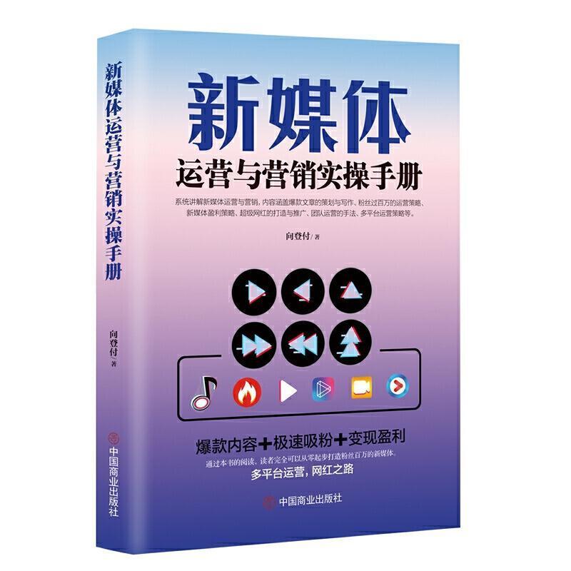 二手新媒体运营与营销实操手册 向登付 中国商业出版社