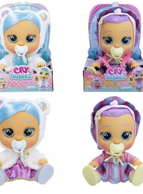 全新正版Cry Babies发声哭泣娃娃会哭会流眼泪关节可动女孩过家家