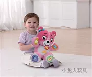 Vedada Vech Music Love Bear Smart Pink Blue Baby Plush Doll English Appease Toy - Đồ chơi giáo dục sớm / robot