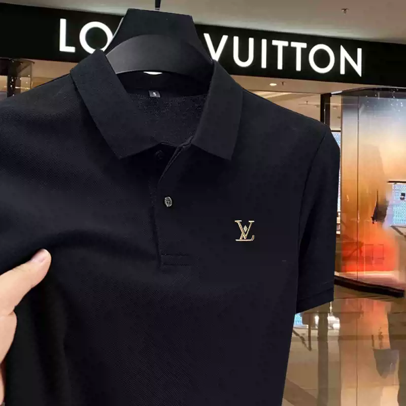刺绣高端polo衫男痞帅翻领短袖t