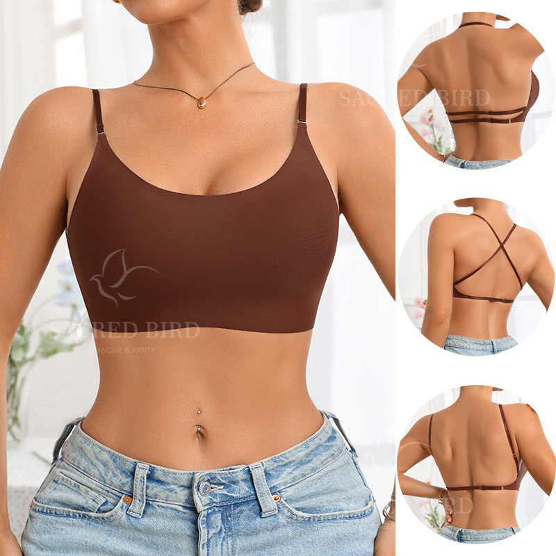 可拆卸肩带多种穿法美背文胸无钢圈无痕薄款透气女士运动内衣跨境,女士内衣/男士内衣/家居服,文胸,淘宝优惠券,粉丝福利购,淘宝优惠卷