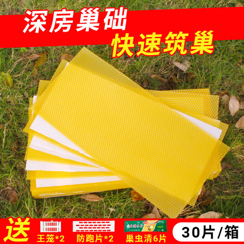 中蜂巢础巢脾深房巣基中心板
