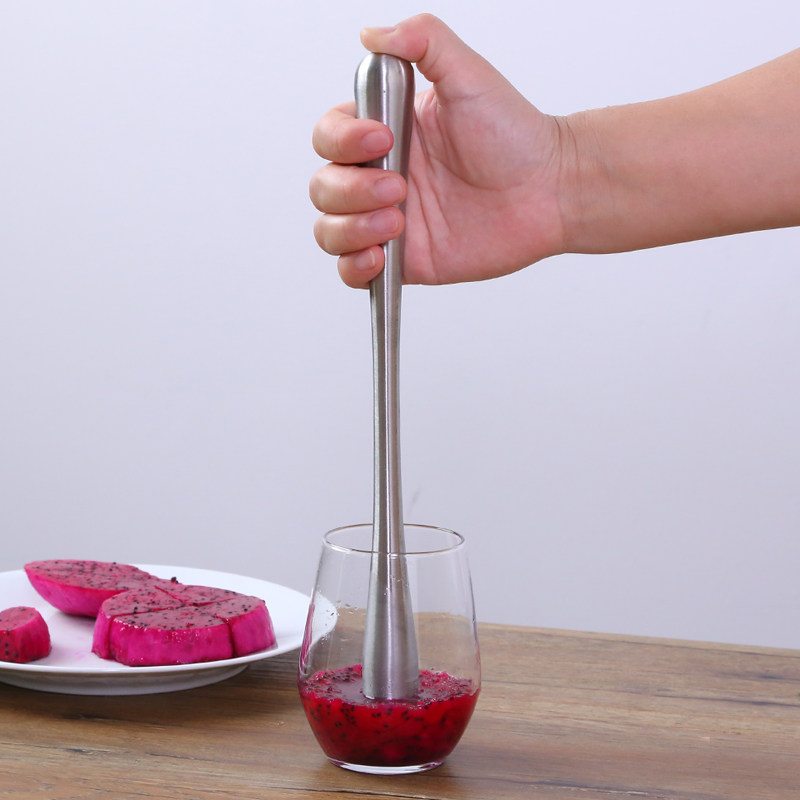 柠檬锤压汁棒水果捣汁棒捣棒不锈钢碎冰棒鸡尾酒捣棍奶茶店捣碎棒,厨房/烹饪用具,敲肉锤,淘宝优惠券,粉丝福利购,淘宝优惠卷
