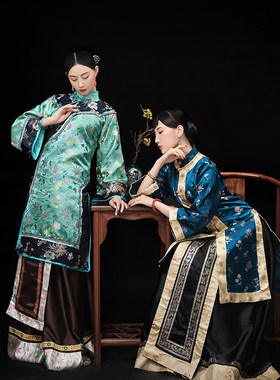 大家闺秀少奶奶清朝小姐年会礼服