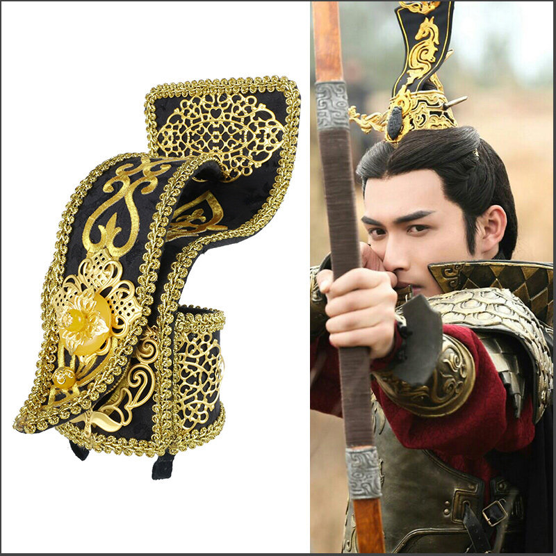 古装秦朝嬴政大王将军大臣头冠发冠古风男士发饰影视演出舞台配饰