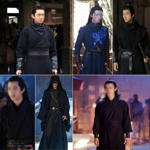 影视古装男士英雄棉麻汉服武侠服