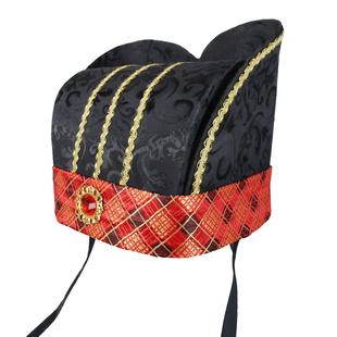 古装男帽古代丞相宰相大臣头饰影视舞台表演三国诸葛头冠道具帽子