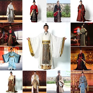 影视古装卫子夫同款服装秦朝大臣服汉武帝汉服皇帝婚服演出造型服