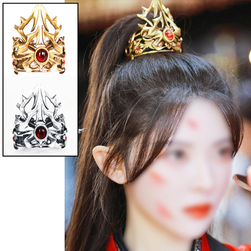 合金古风男女通用头冠发冠