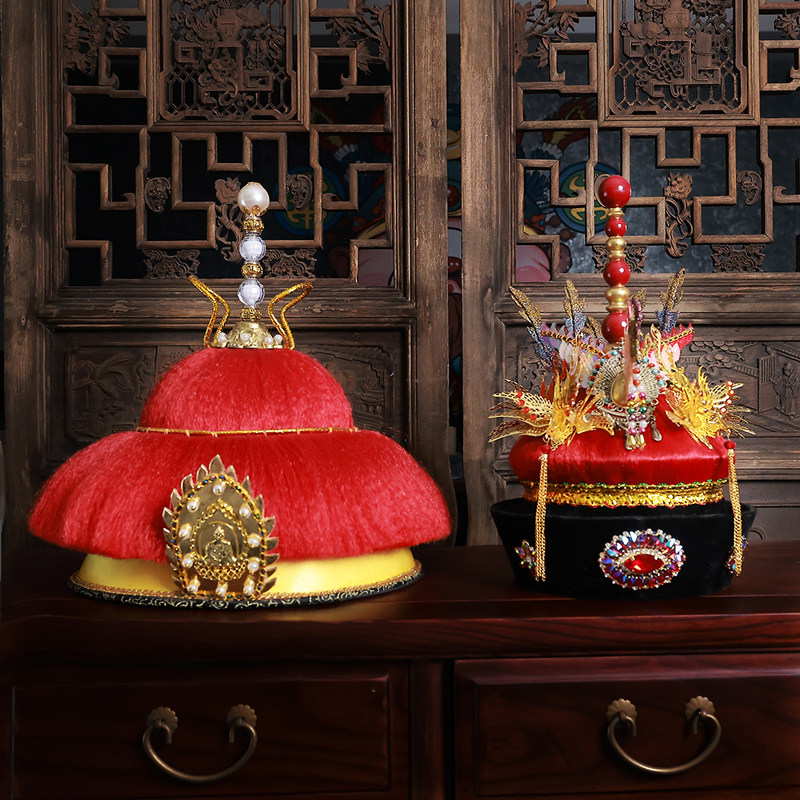 古代皇帝皇后头冠清朝康熙雍正朝冠宫廷舞台演出表演华丽帽子配饰