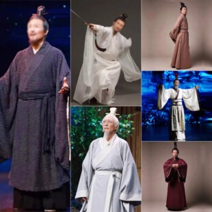 楚国男士汉服屈原同款棉麻大臣服古装春秋战国时期典籍里的中国