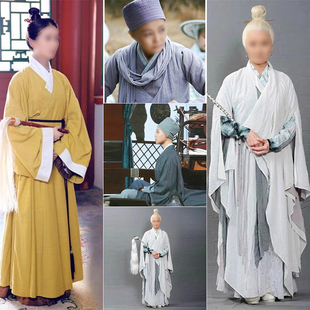 影视剧古装女尼姑服装峨眉派女弟子服道姑服女侠古装女出家人衣服