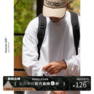 T恤男春秋cityboy宽松休闲基础打底衫 SHOGA日系纯色简约长袖 上衣