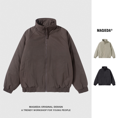 2025新款立领男士冬季纯色棉衣