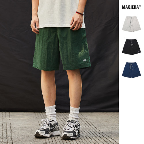 夏季男款美式复古户外休闲短裤男