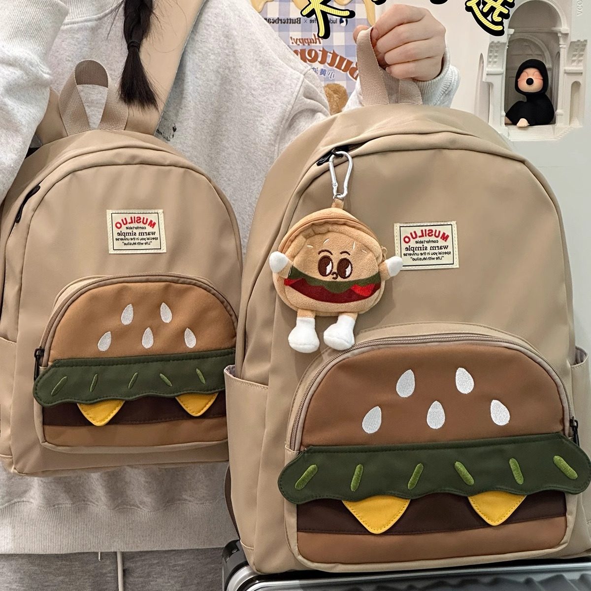 日系ins可爱小背包女 卡通初中女生高中学生党双肩包轻便迷你书包