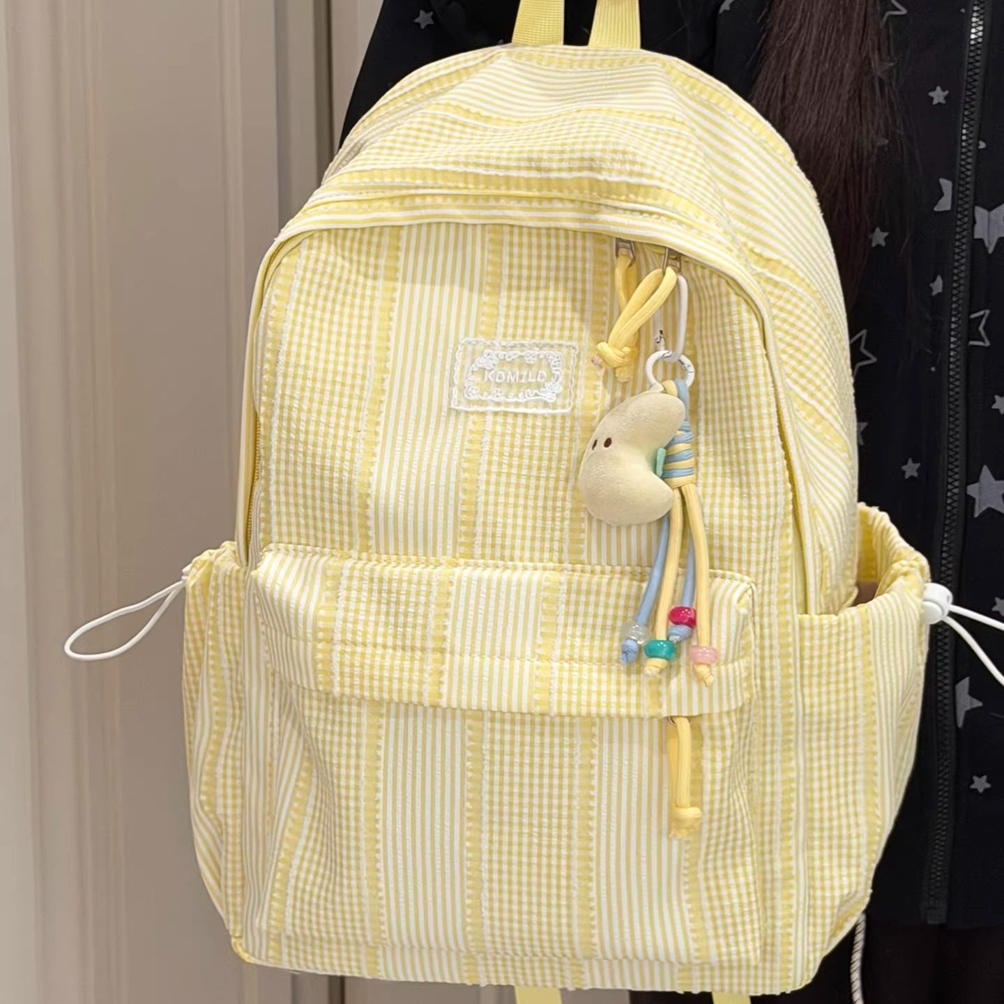 韩版ins学院风书包女 初高中学生可爱小清新双肩包大容量休闲背包