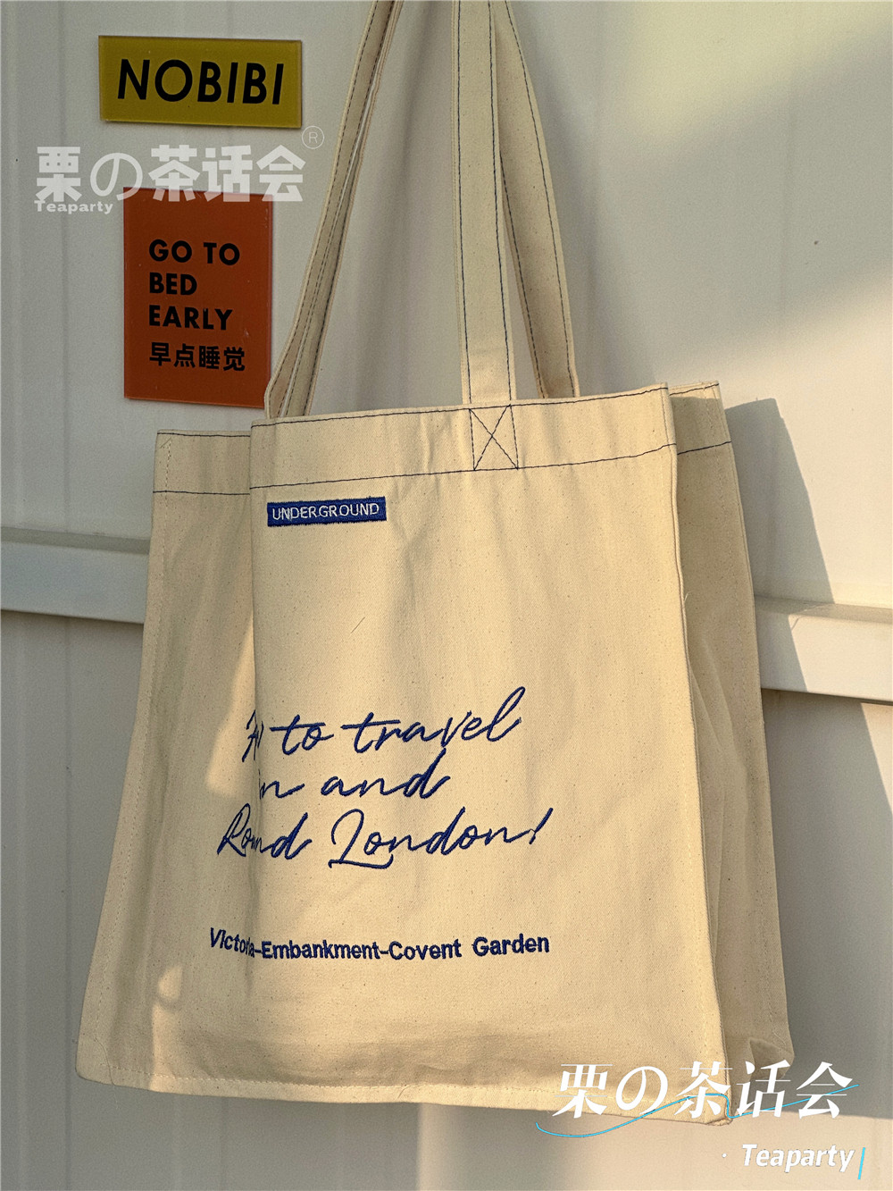 日系ins学生帆布包 大容量小众设计单肩包上课通勤包包女购物袋