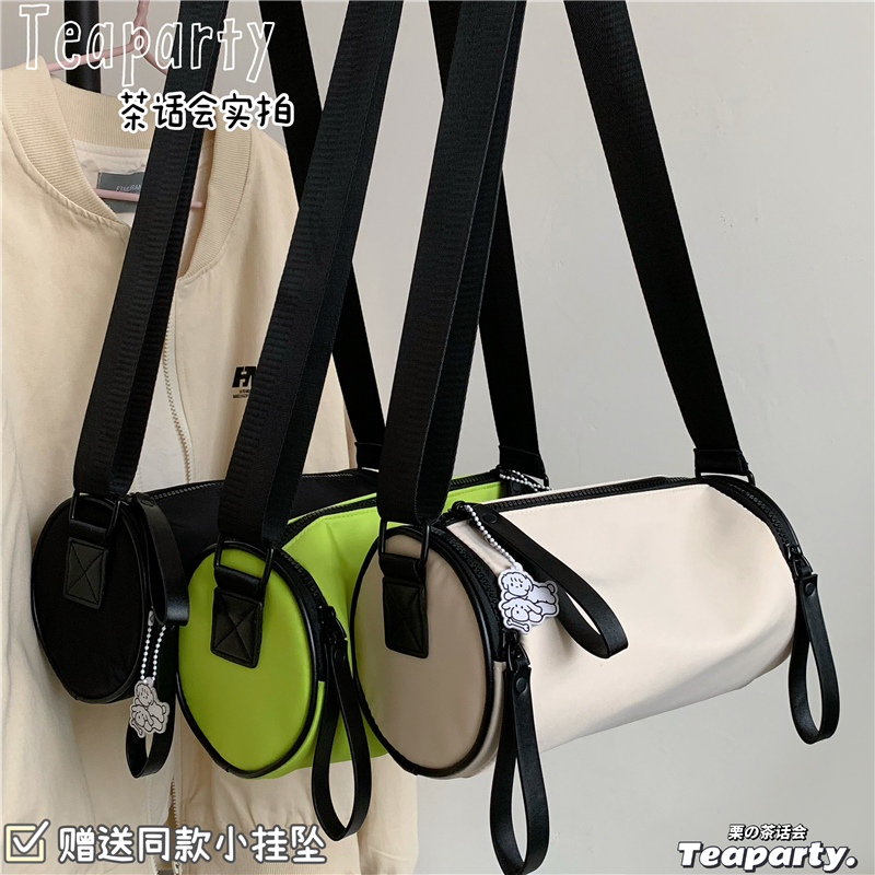 ins风运动复古百搭茶话会斜挎包