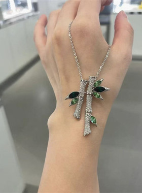 女项链王一博绿色手链耳钉树叶