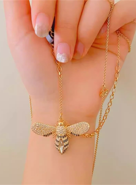 女小蜜蜂项链小蜜蜂项链百