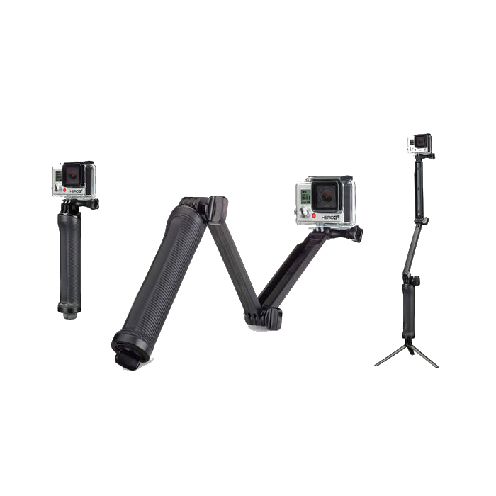 支持DJI OSMO ACTION运动相机自拍杆三折臂三脚架gopro相