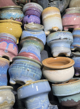 生石花肉锥专用定制盆，一物一拍按号下单，冠幅5到6公分