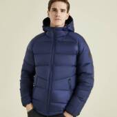 挪威重磅500欧户外巅峰600蓬石墨烯自发热95白鸭绒连帽保暖羽绒服