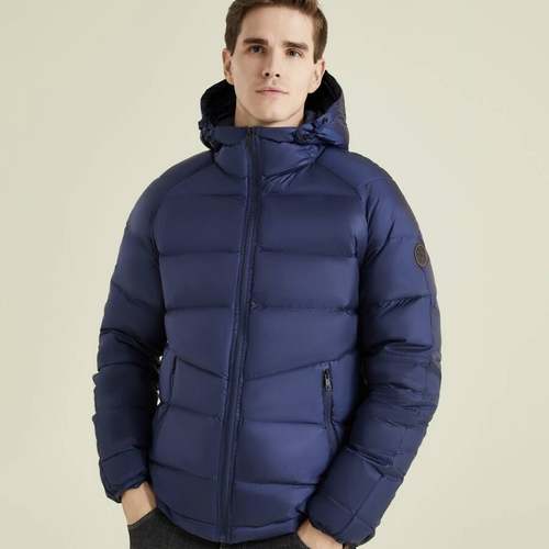 连帽户外石墨烯发热防风防雨羽绒