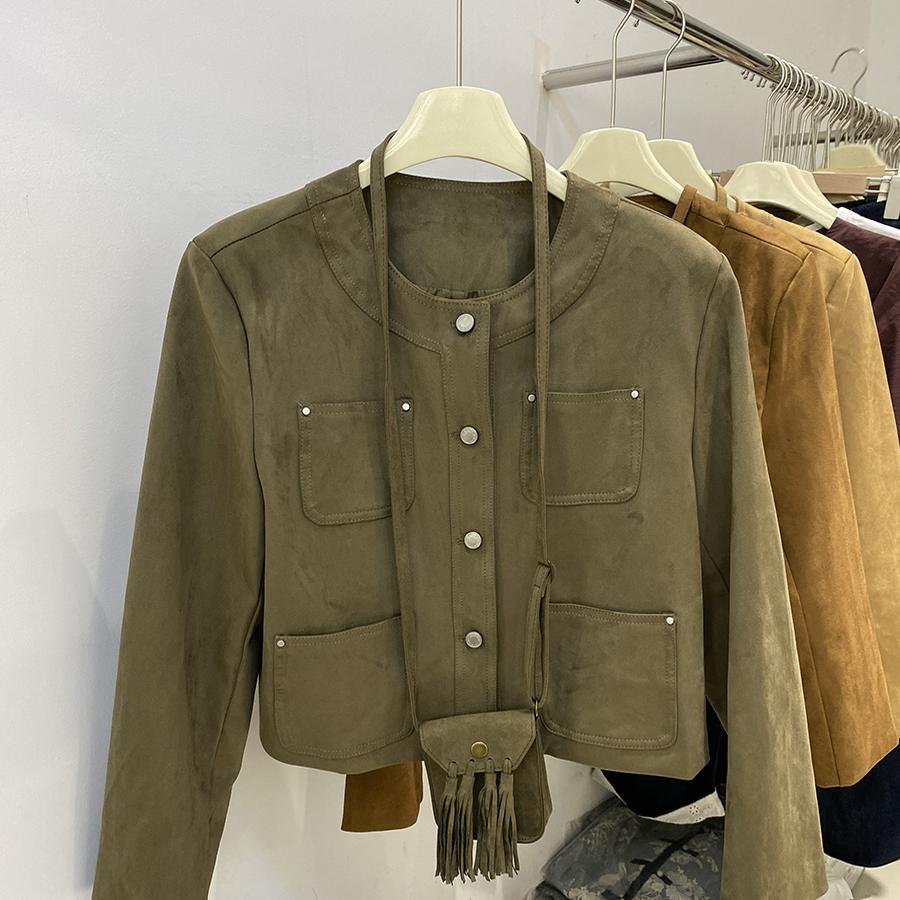 配包包减龄显瘦小众长袖上衣气质