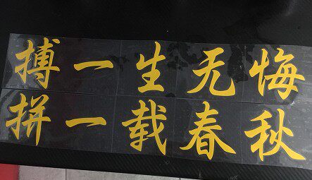 货车汽车车贴装饰车身拉花个性反光条贴纸贴画凤凰关公狼道致青春