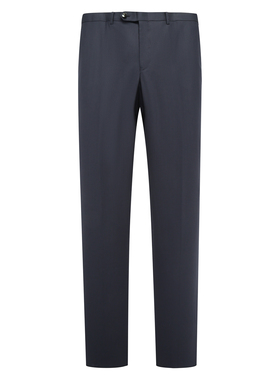 MY351美春秋男式西裤 羊绒中腰修身商务休闲长裤 深蓝色1200277