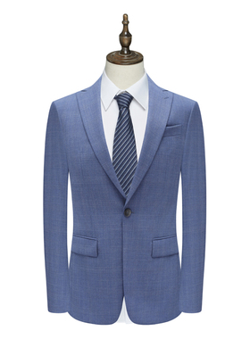 B1615鸟男式春秋西服 绵羊毛职业上班挺阔有型商务西装 211063