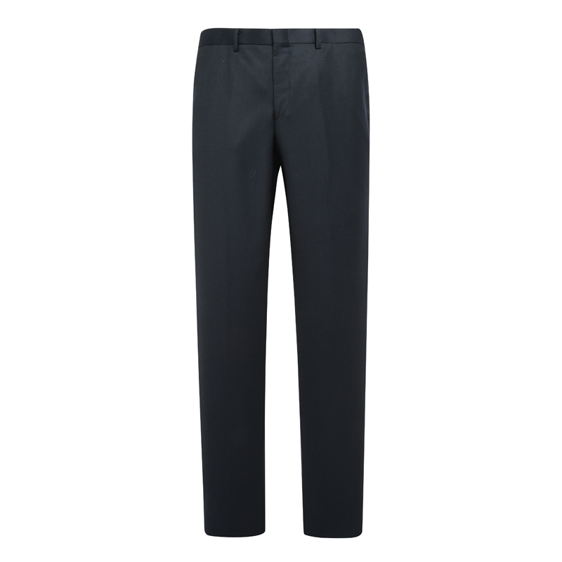 MY443美春秋男式西裤 羊毛中腰修身商务休闲长裤 深蓝色1200301