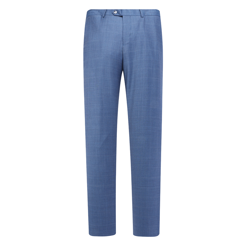 J1673鸟春秋款男式西裤 山羊绒中腰修身商务休闲长裤 221034