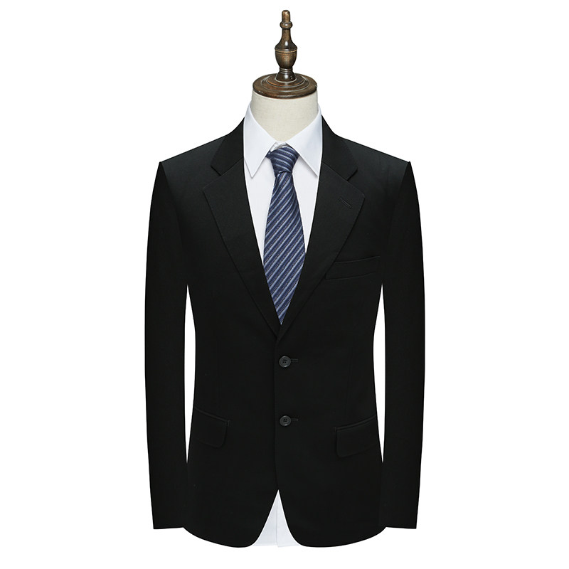 MY334美春秋厚度男式西服 羊毛两粒扣无开衩商务休闲西装1200146