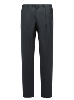 MY600美春秋男式西裤 羊绒中腰直筒商务休闲长裤 黑色1200238