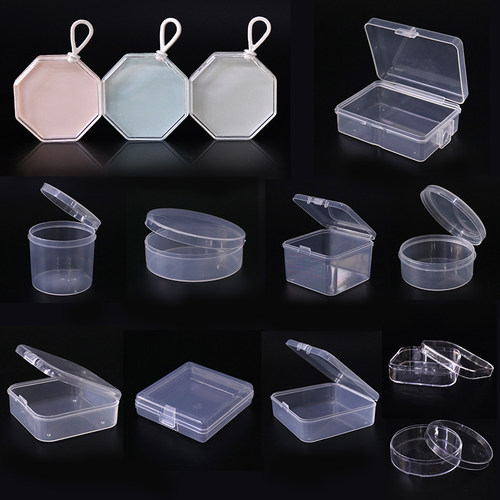 晾晒架透明圆形粉扑空盒美妆蛋