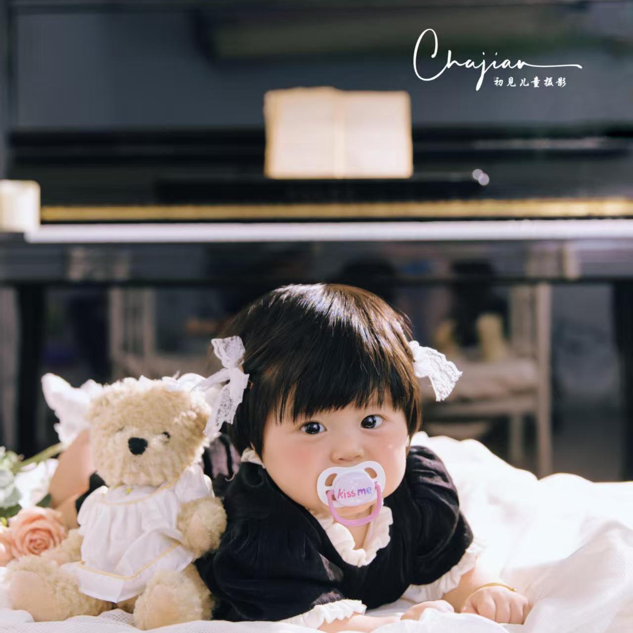 写真百天照黑色宝宝主题