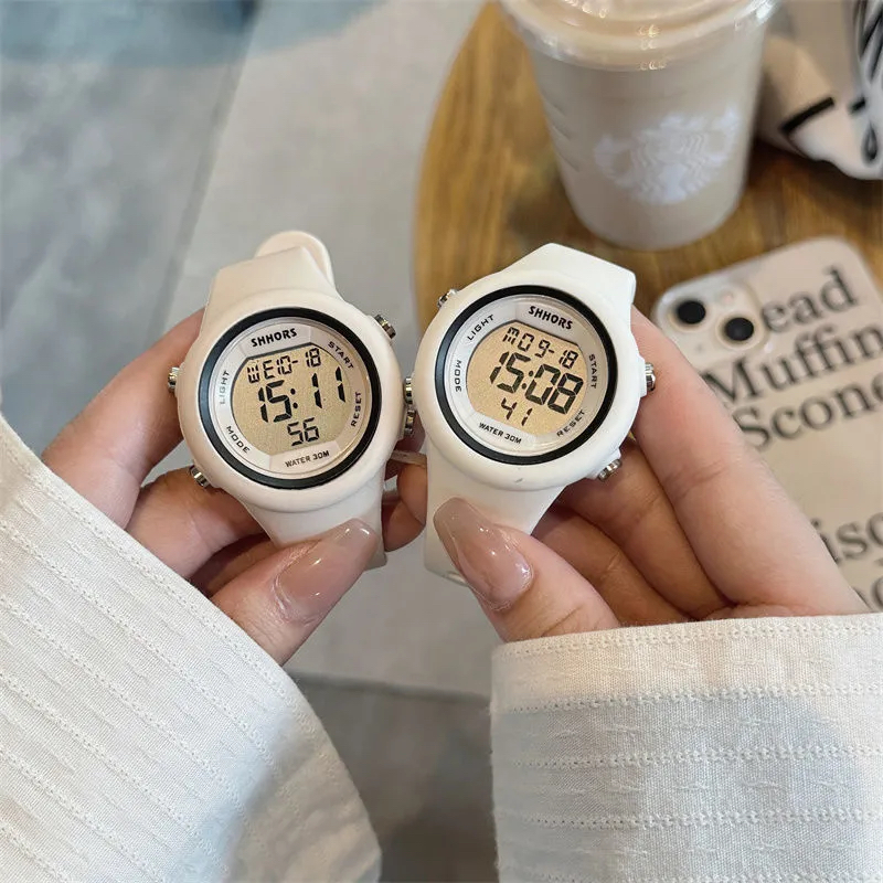手表女款2025新款初高中学生高颜值小巧时尚简约气质男ins电子表
