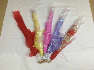 手旗对旗硬杆旗子大红色紫色黄色节日礼品舞蹈旗有旌旗袋子