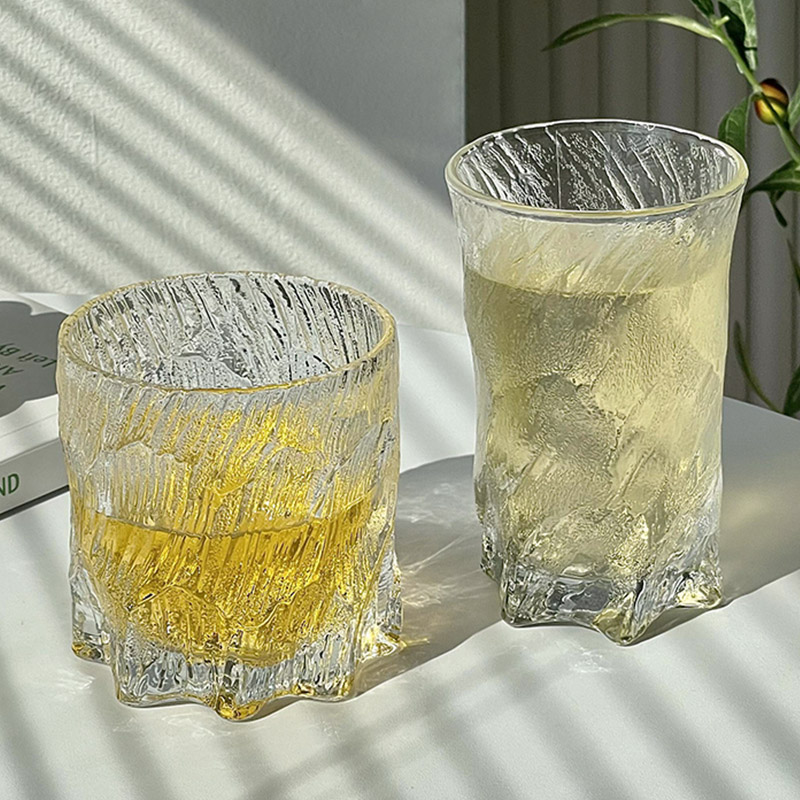 磨砂创意轻奢高级感威士忌洋酒杯