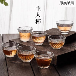多款式厚实玻璃小茶杯小酒杯