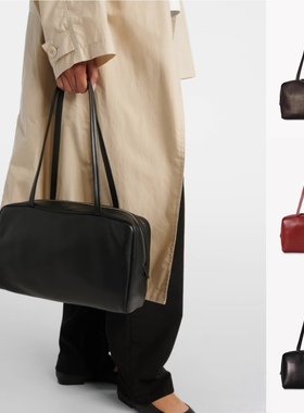 Jennie同款羊皮astra保龄球包百搭单肩包手提包通勤托特包腋下包