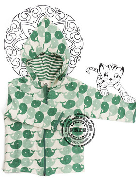 【国内现货 两面穿】AVANI男童装正品高端有机棉纯棉开衫外套