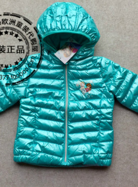 国内现货】德国正品 C家女童装宝宝秋冬冰雪公主薄款棉服外套