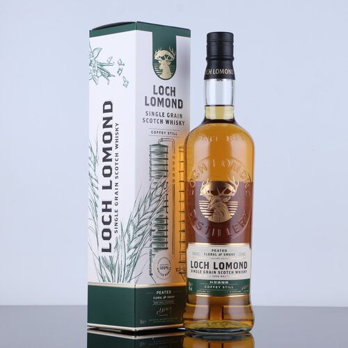 英国苏格兰罗曼湖泥煤味单一谷物威士忌  原瓶进口 700ML 46度