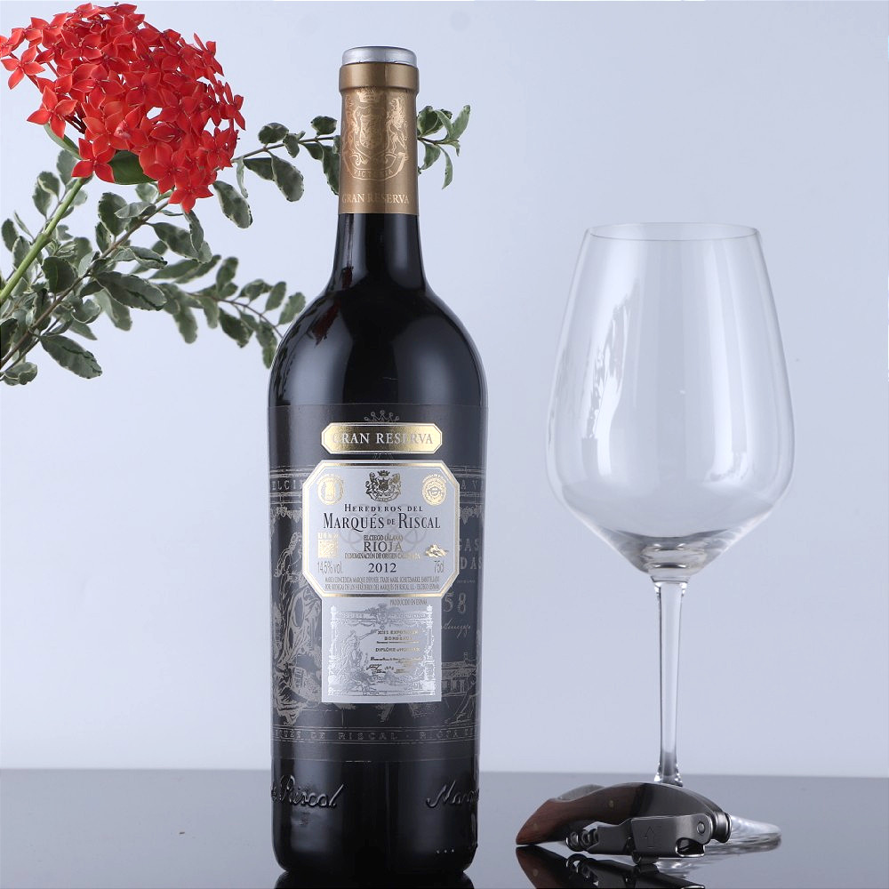 2012西班牙瑞格尔侯爵酒园里奥哈格兰珍藏红葡萄酒 原瓶进口红酒