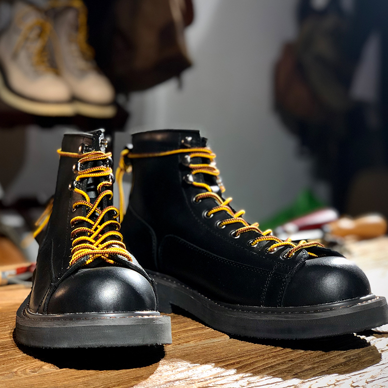 冬季马丁靴英伦风高帮