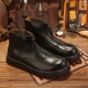 2025冬季 新款 切尔西靴男高帮真皮英伦风复古休闲牛皮马丁靴潮流